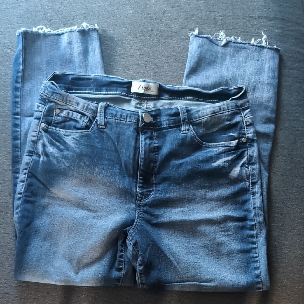 Angels Blue Denim Cropped Jeans